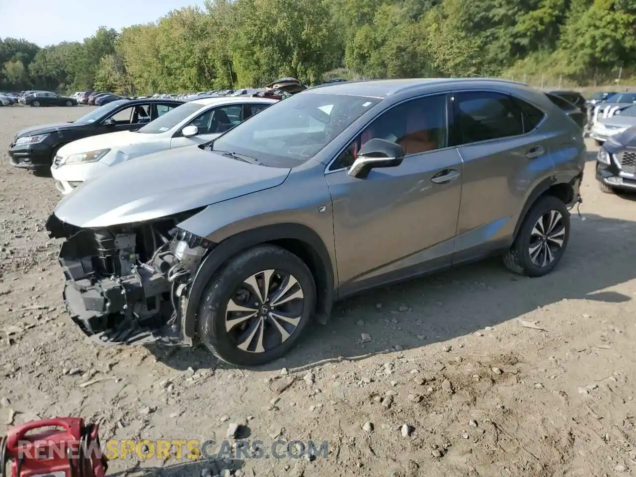 1 Photograph of a damaged car JTJSARDZ8M2248264 LEXUS NX 2021