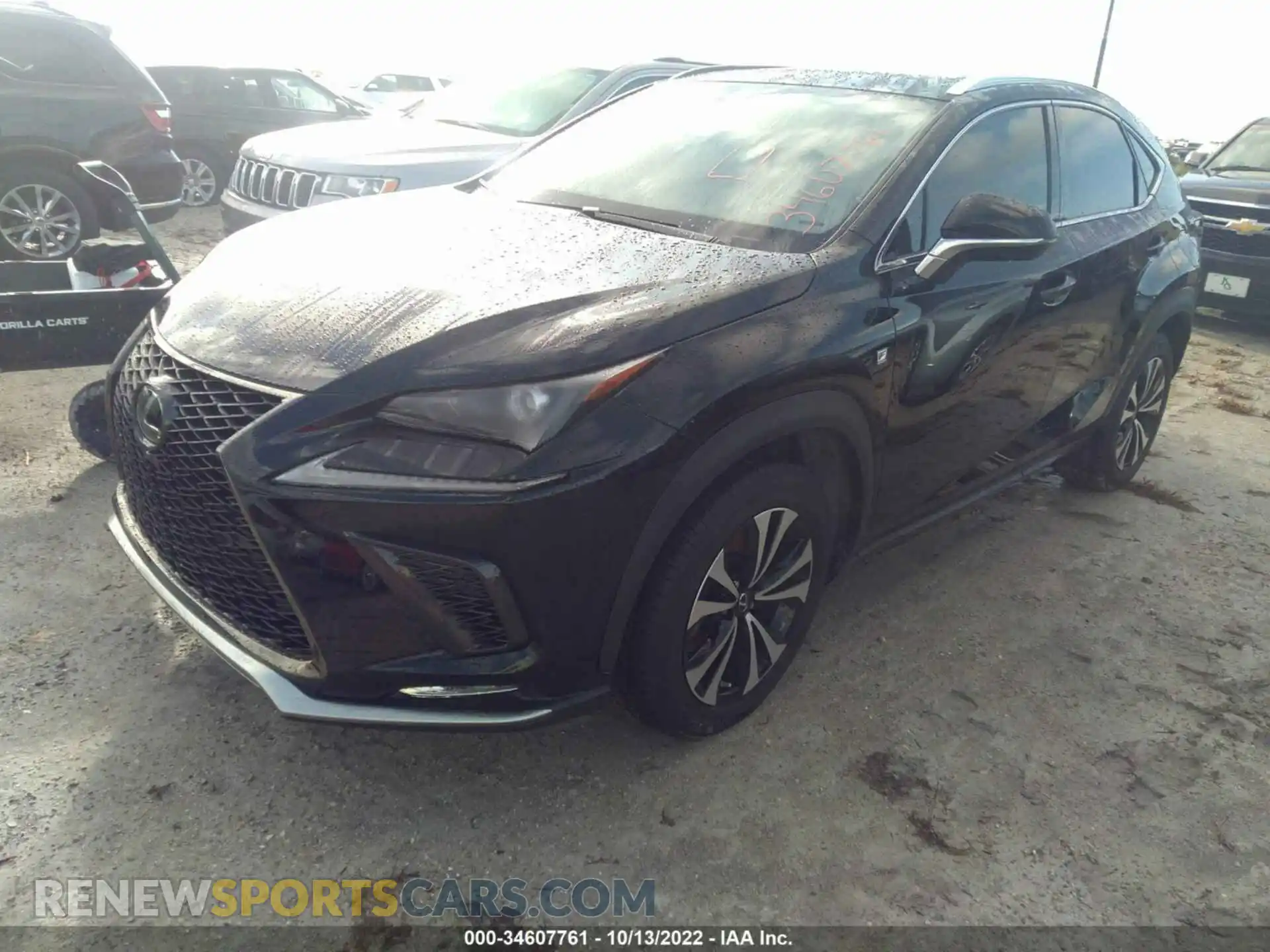 2 Photograph of a damaged car JTJSARDZ8M2261385 LEXUS NX 2021