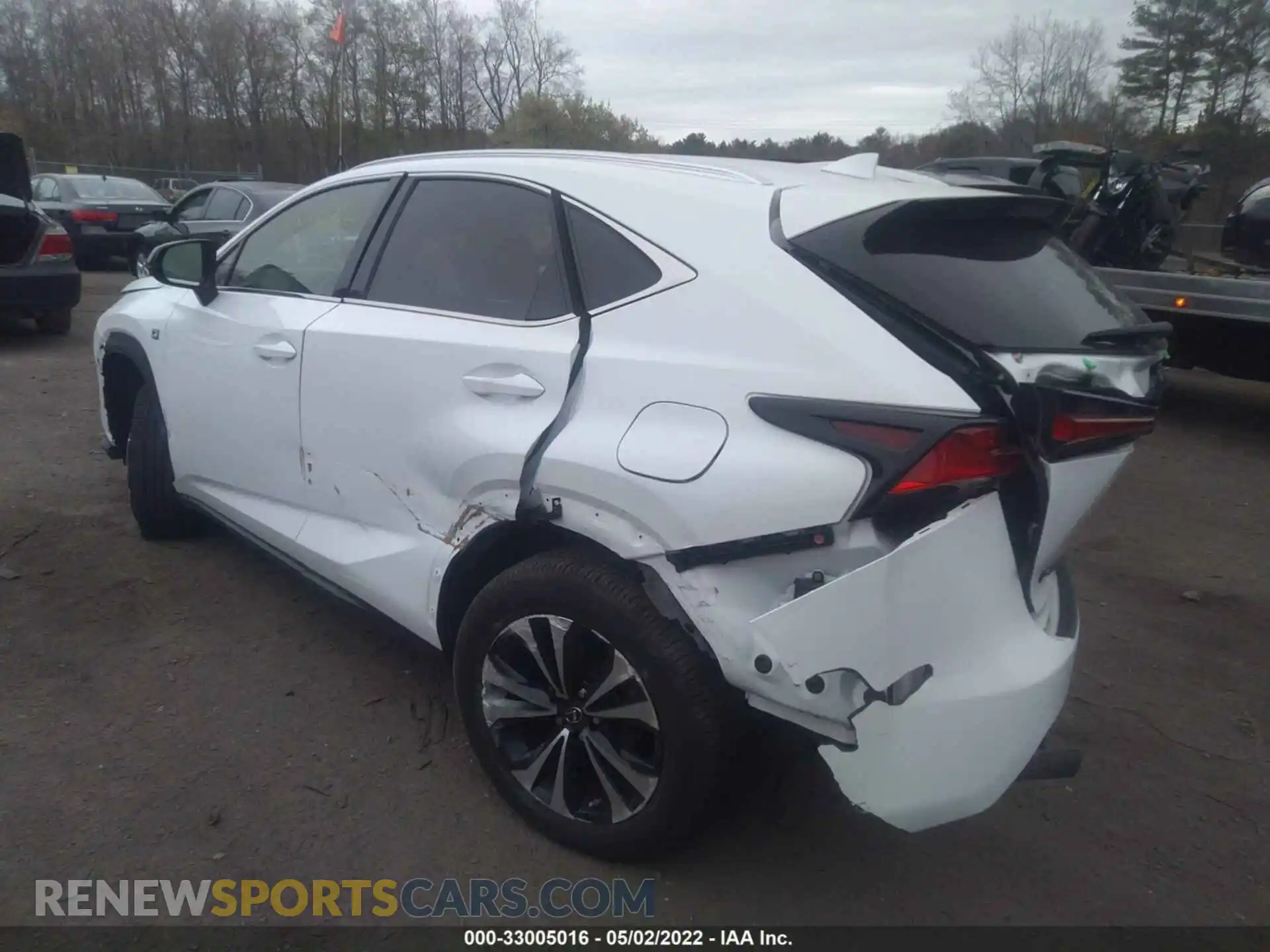 3 fotografías del automóvil dañado JTJSARDZ9M2239170 LEXUS NX 2021
