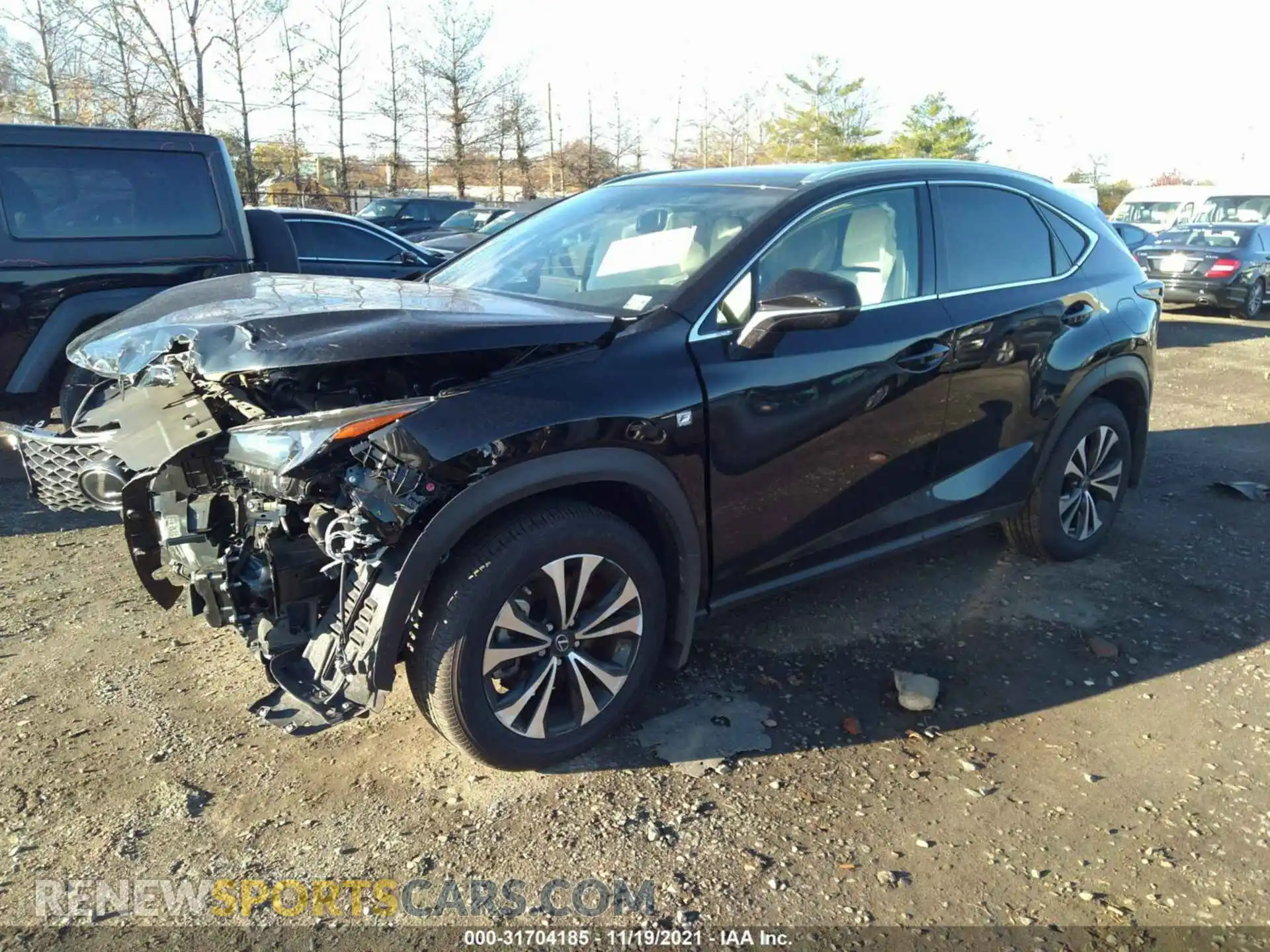 2 Photograph of a damaged car JTJSARDZ9M2249696 LEXUS NX 2021