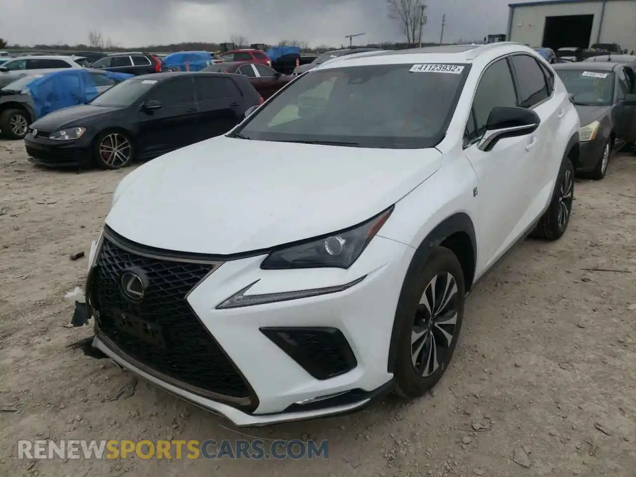 2 fotografías del automóvil dañado JTJSARDZ9M2257118 LEXUS NX 2021