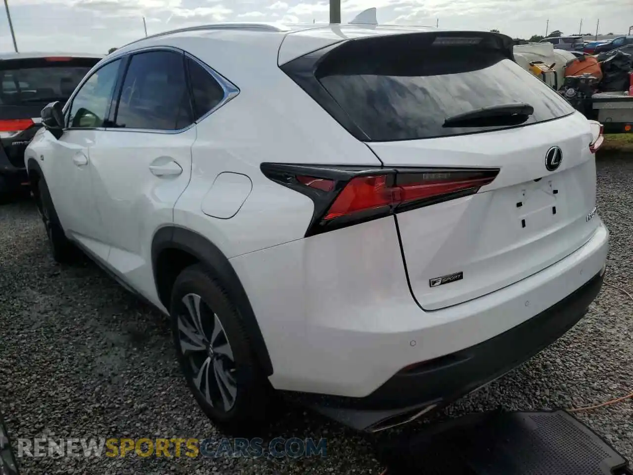 2 fotografías del automóvil dañado JTJSARDZXM2237475 LEXUS NX 2021