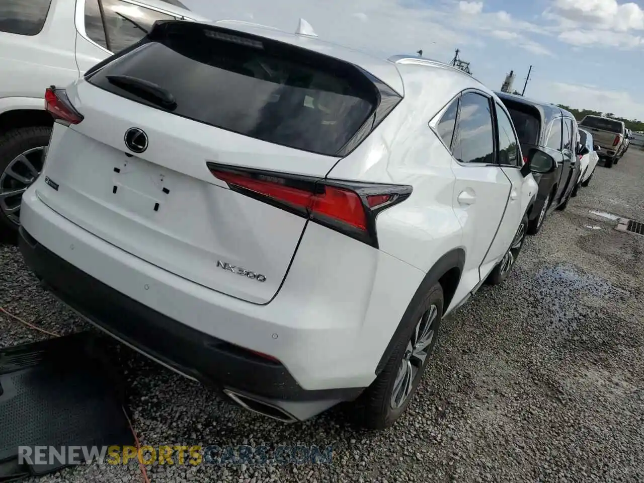 3 fotografías del automóvil dañado JTJSARDZXM2237475 LEXUS NX 2021