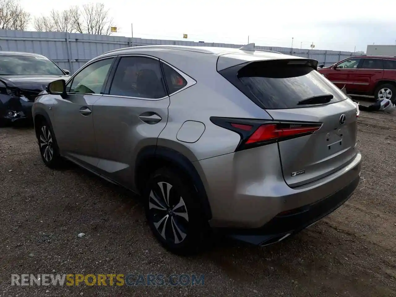 3 Photograph of a damaged car JTJSARDZXM2249190 LEXUS NX 2021