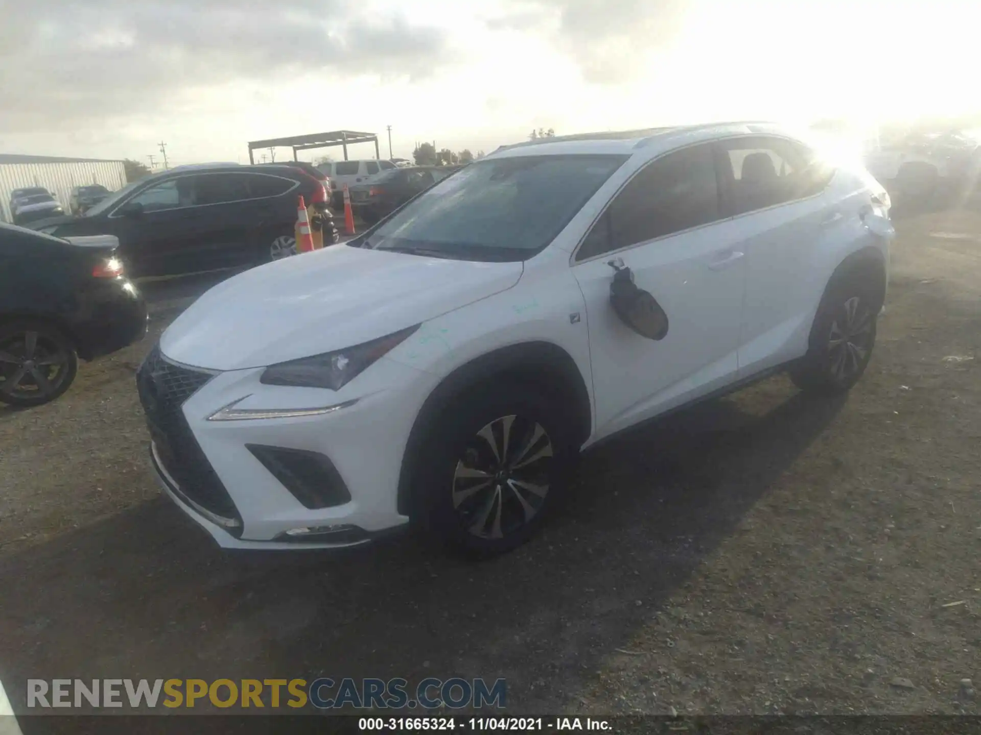 2 Photograph of a damaged car JTJSARDZXM5023164 LEXUS NX 2021
