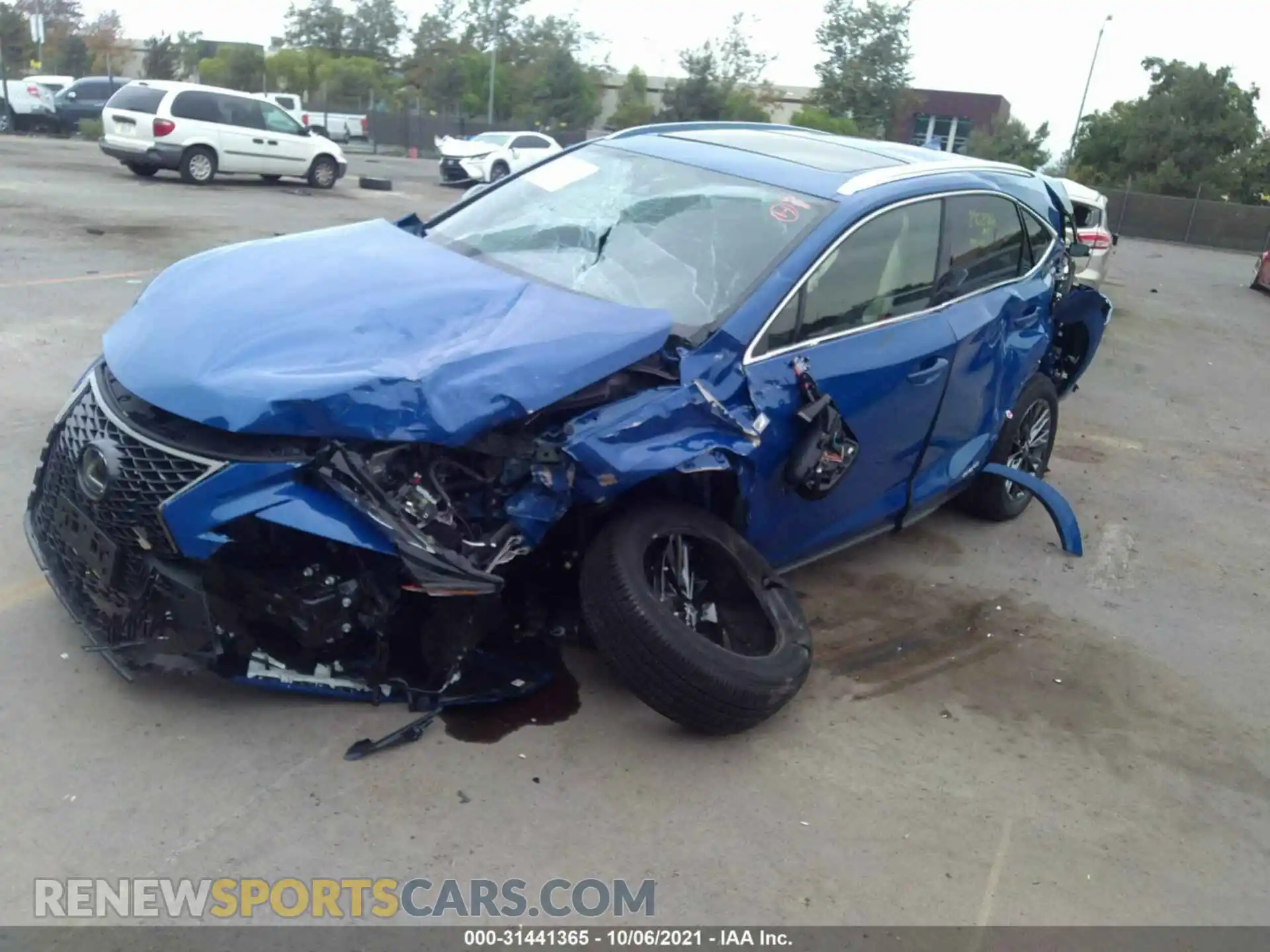 2 Photograph of a damaged car JTJSJRDZ0M2150734 LEXUS NX 2021