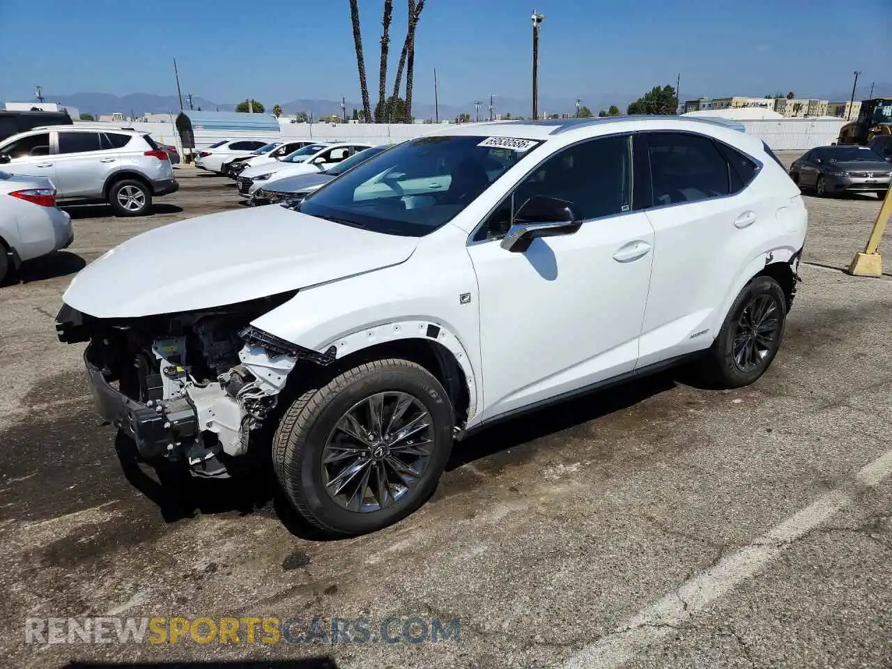 1 Фотография поврежденного автомобиля JTJSJRDZ1M5012683 LEXUS NX 2021