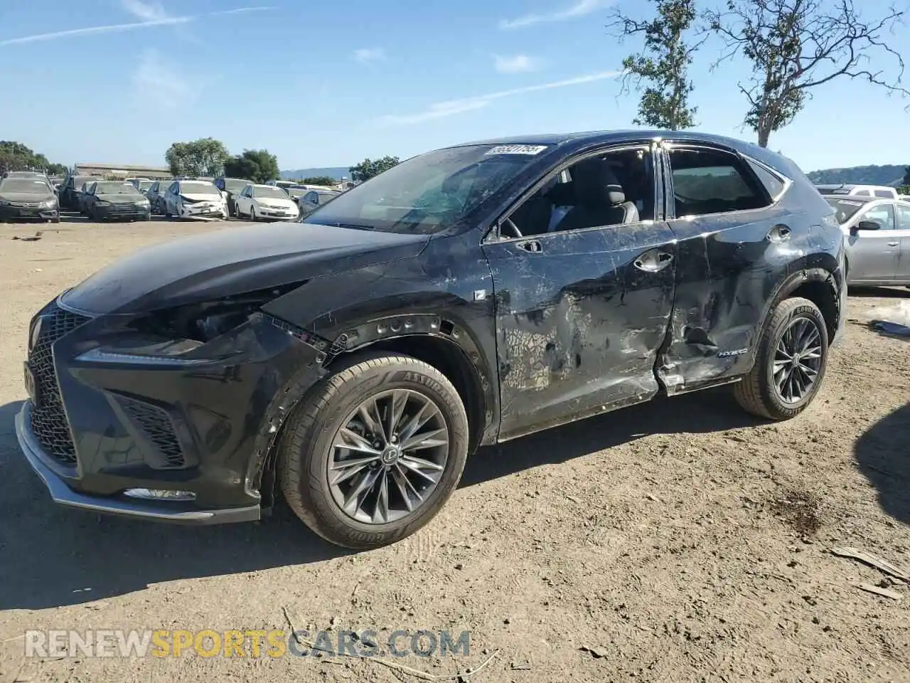 1 Photograph of a damaged car JTJSJRDZ7M5010775 LEXUS NX 2021