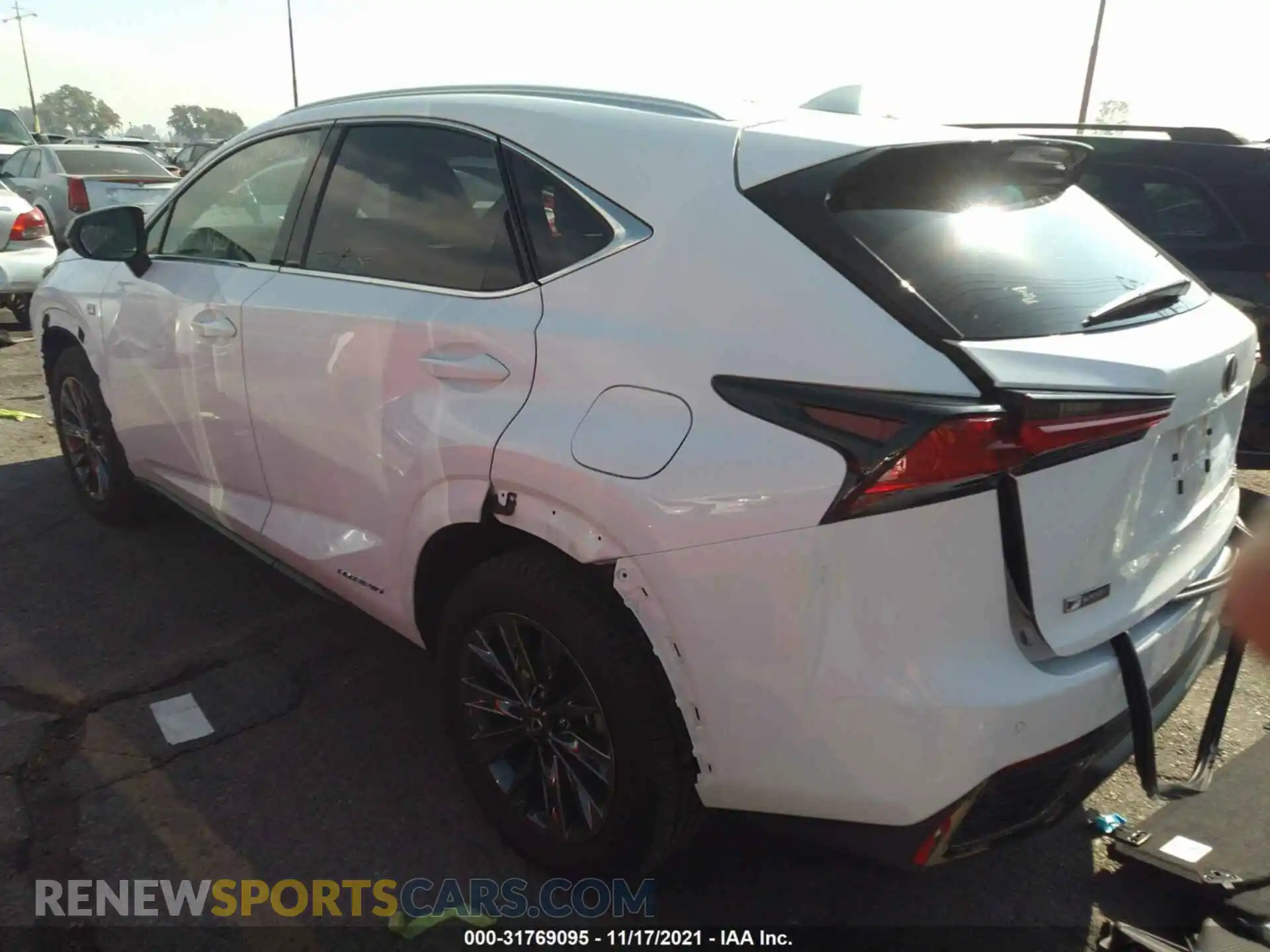 3 Photograph of a damaged car JTJSJRDZ8M2150741 LEXUS NX 2021