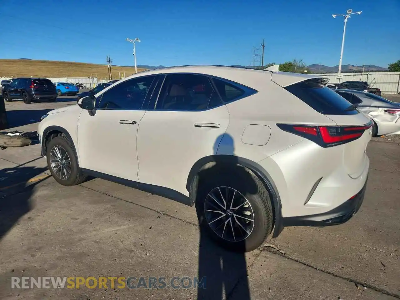 2 Photograph of a damaged car 2T2GGCEZ2NC007625 LEXUS NX 2022