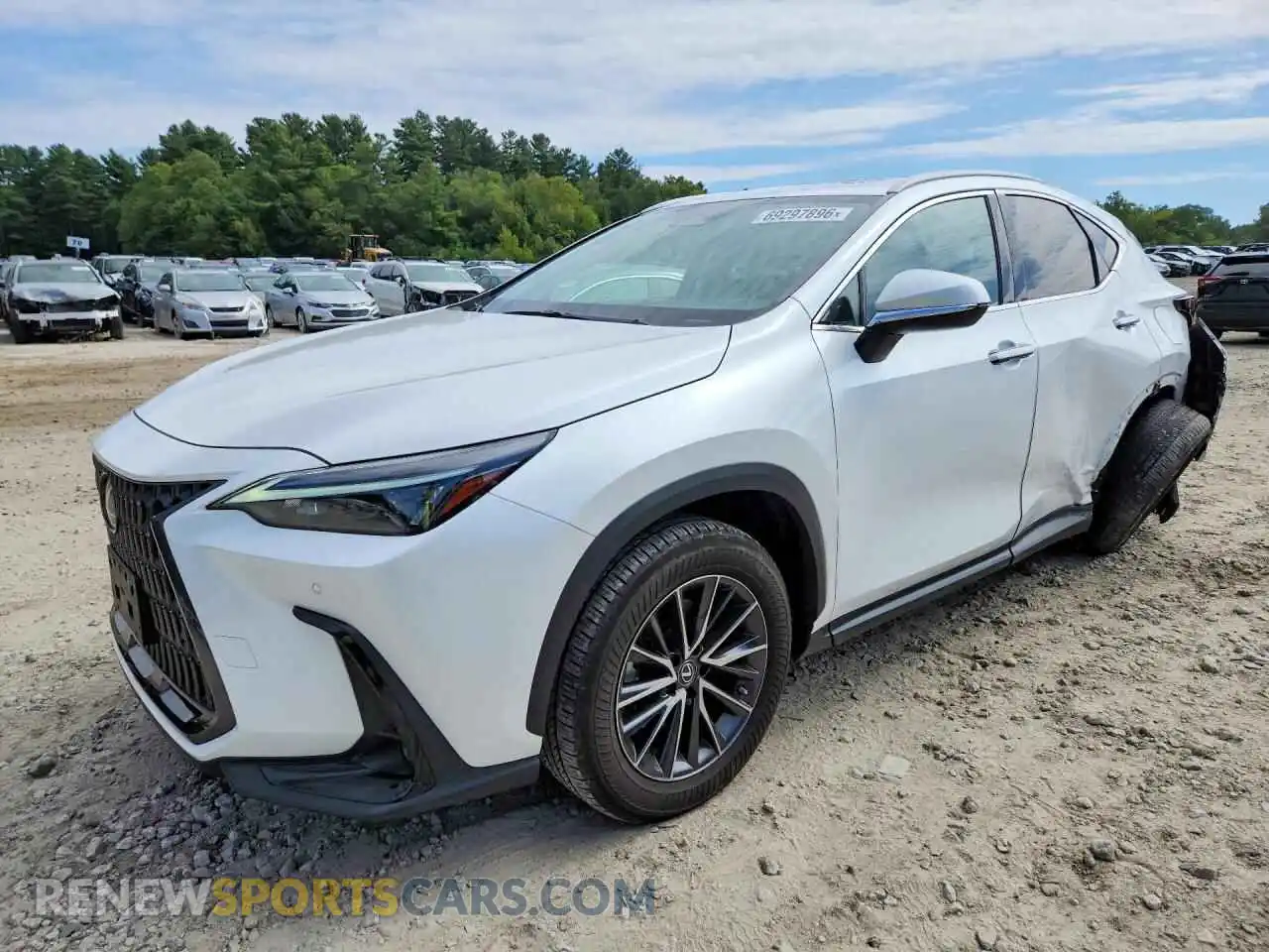 1 Photograph of a damaged car 2T2GGCEZ4NC008629 LEXUS NX 2022