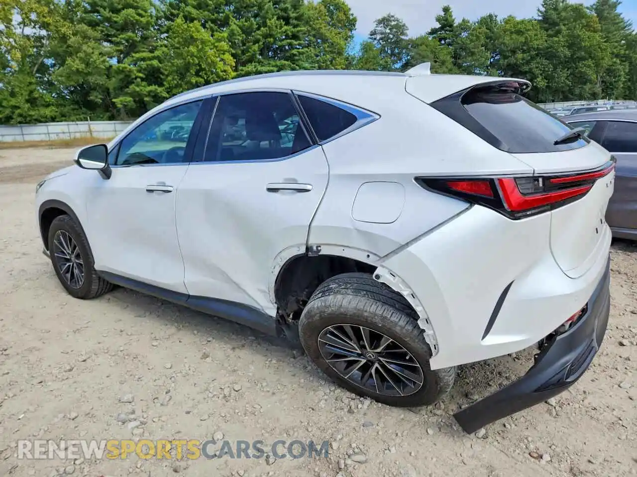 2 Photograph of a damaged car 2T2GGCEZ4NC008629 LEXUS NX 2022
