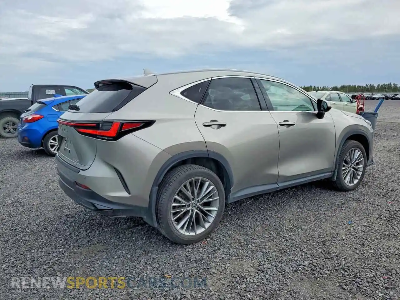 3 Photograph of a damaged car 2T2GGCEZ7NC003294 LEXUS NX 2022