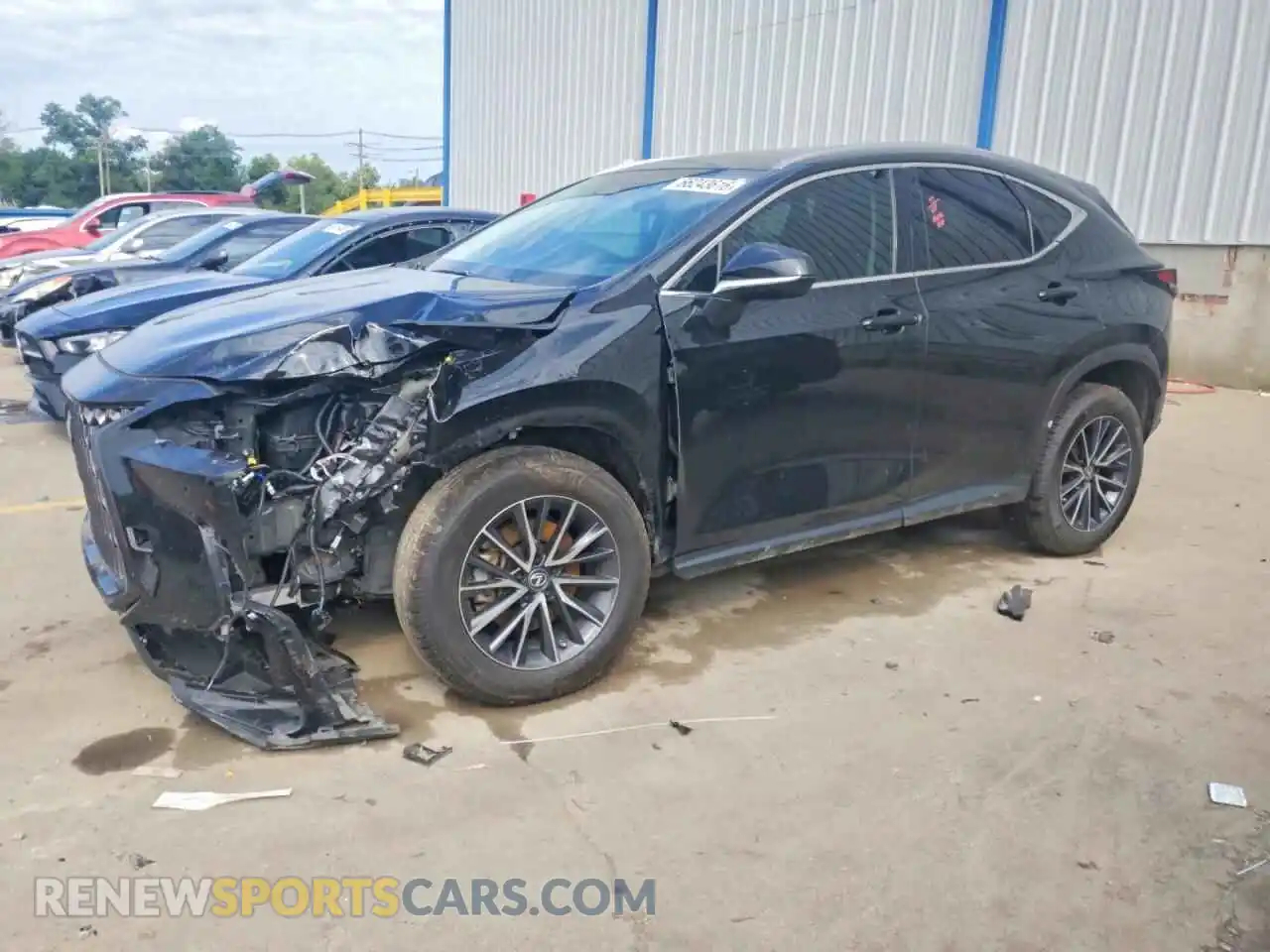 1 Photograph of a damaged car 2T2GGCEZ9NC015592 LEXUS NX 2022