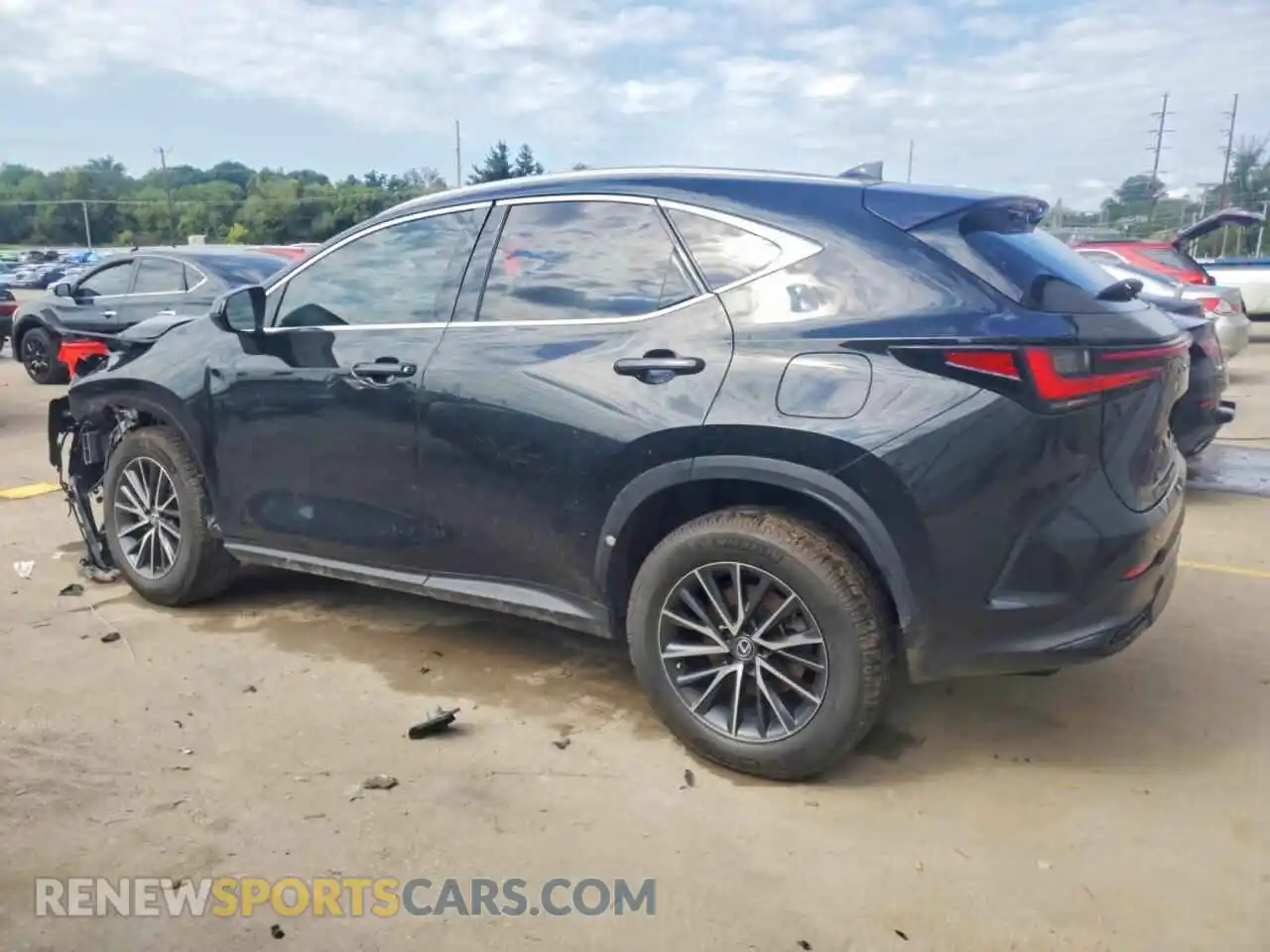 2 Photograph of a damaged car 2T2GGCEZ9NC015592 LEXUS NX 2022