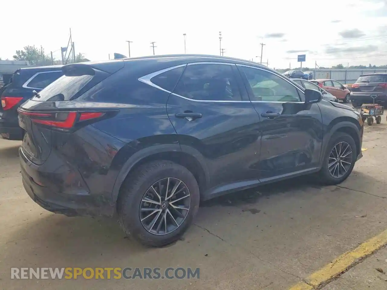 3 Photograph of a damaged car 2T2GGCEZ9NC015592 LEXUS NX 2022
