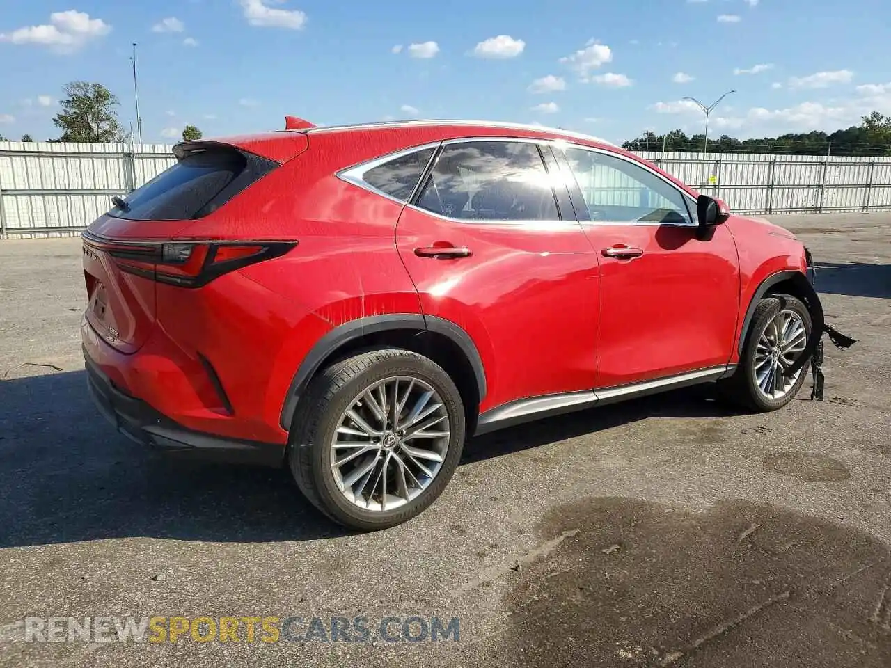 3 Photograph of a damaged car JTJGKCEZ1N2007324 LEXUS NX 2022