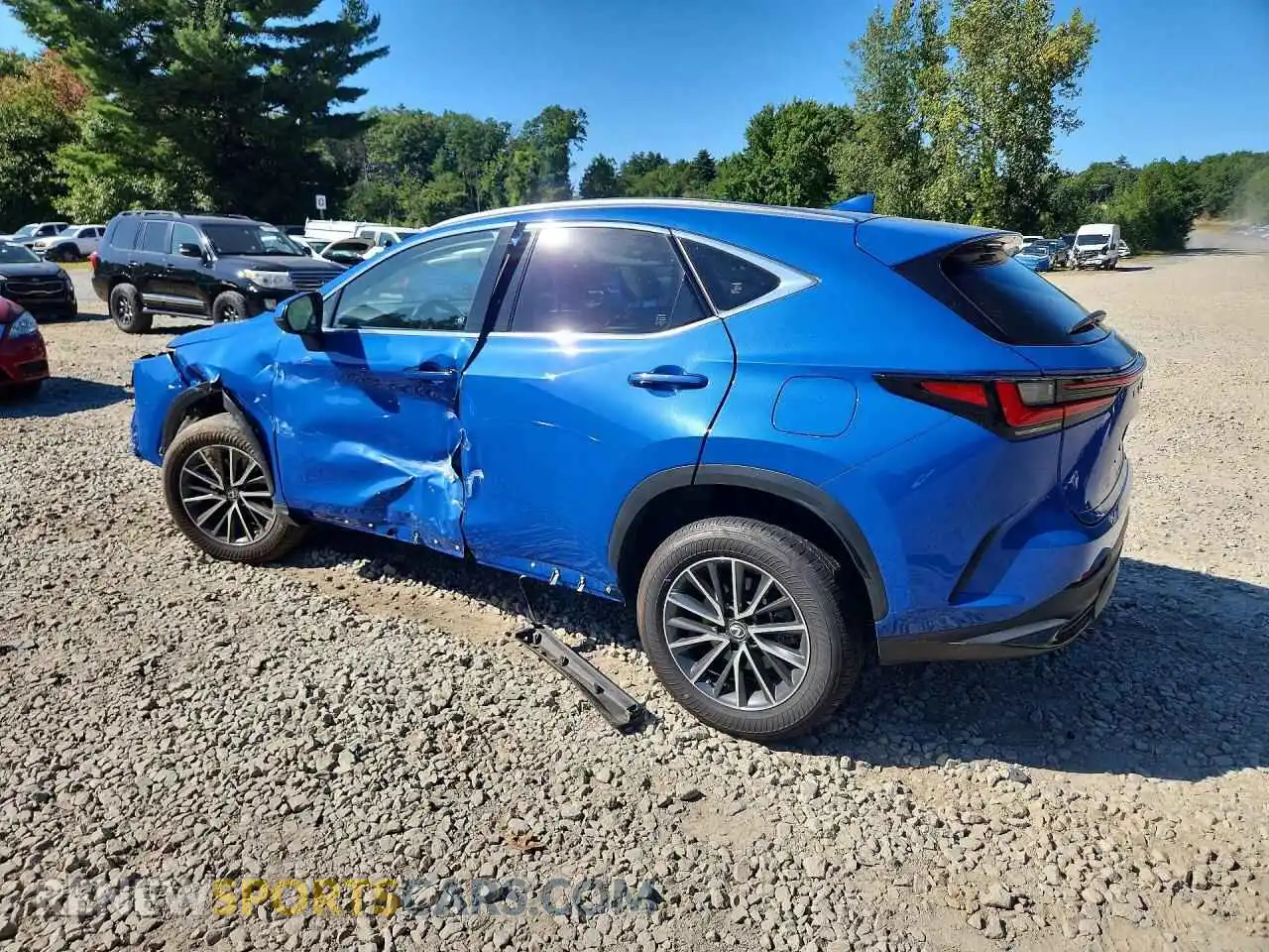 2 Photograph of a damaged car JTJAGCEZ3P5005261 LEXUS NX 2023