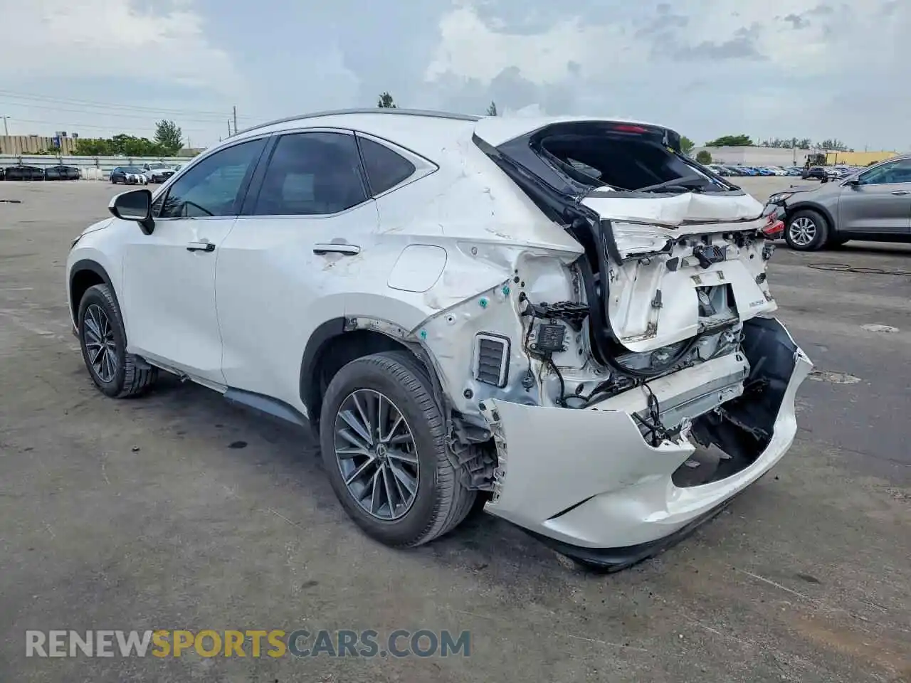 2 Photograph of a damaged car JTJGDCAZ8P5010142 LEXUS NX 2023