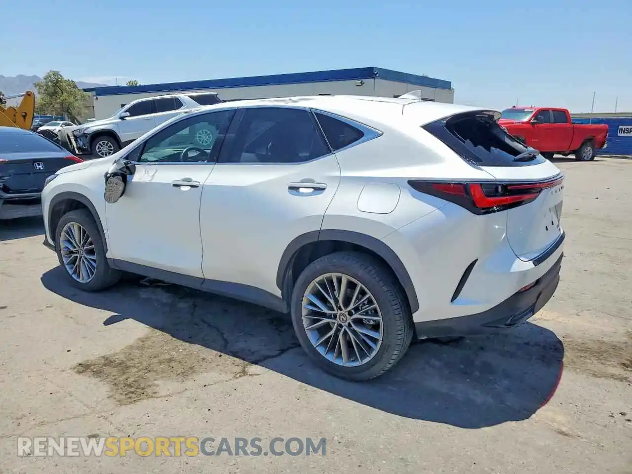 2 Фотография поврежденного автомобиля JTJGGCEZ3P5005433 LEXUS NX 2023