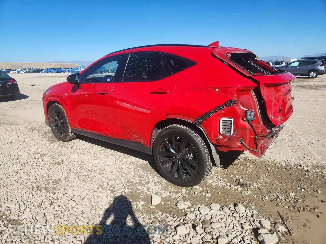 2 Фотография поврежденного автомобиля JTJKKCFZ2P2013659 LEXUS NX 2023