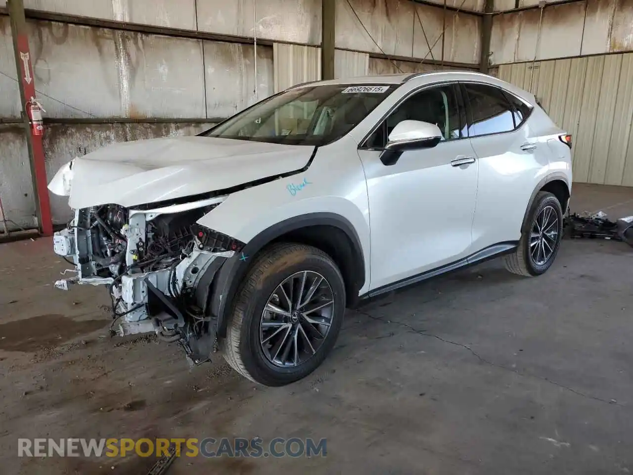 1 Photograph of a damaged car 2T2AKCEZ4RC018779 LEXUS NX 2024