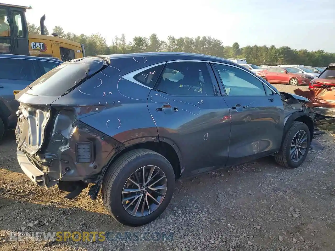 3 Photograph of a damaged car 2T2GGCEZ5RC045453 LEXUS NX 2024