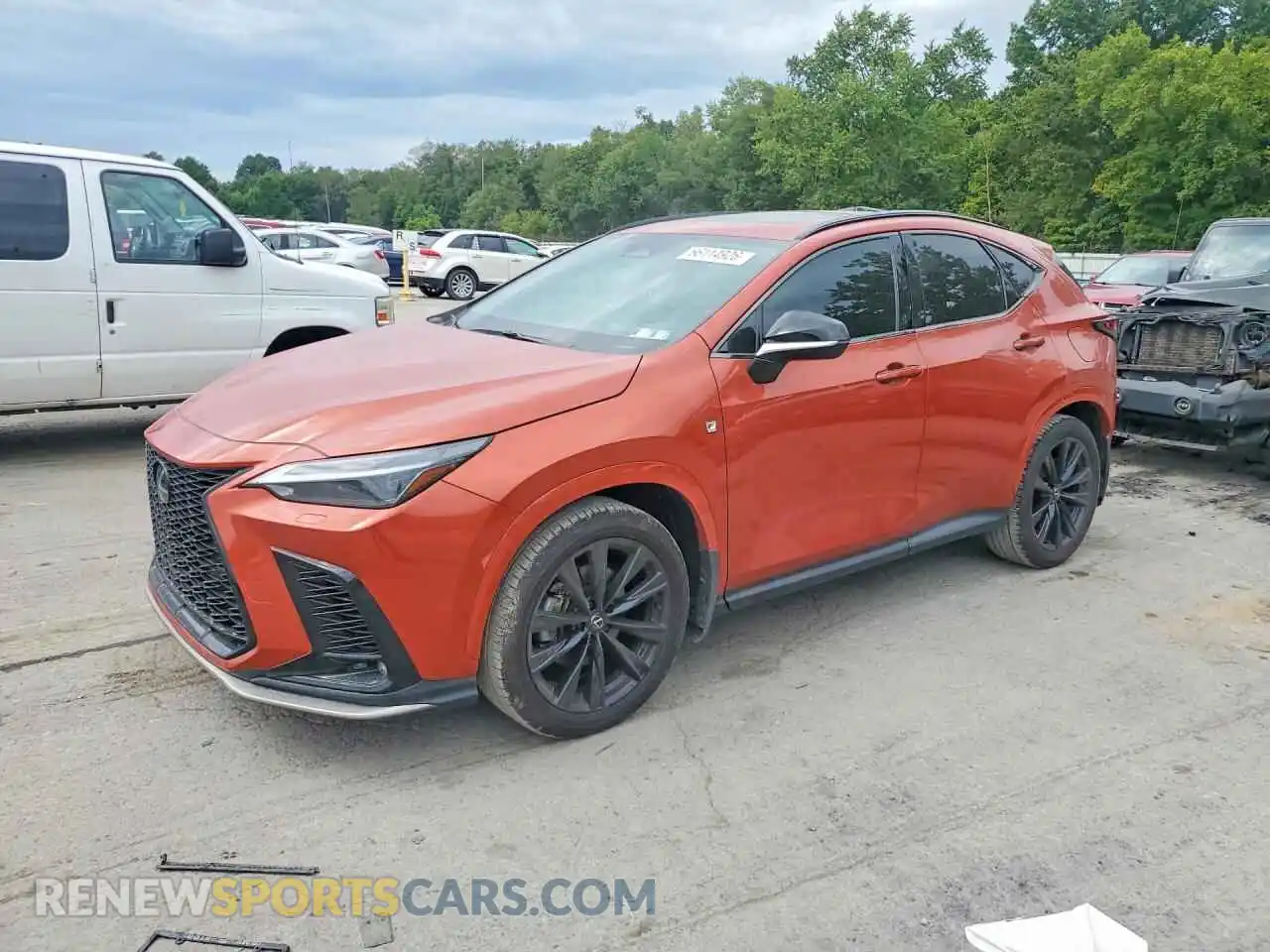 1 Photograph of a damaged car 2T2KGCEZXRC033048 LEXUS NX 2024