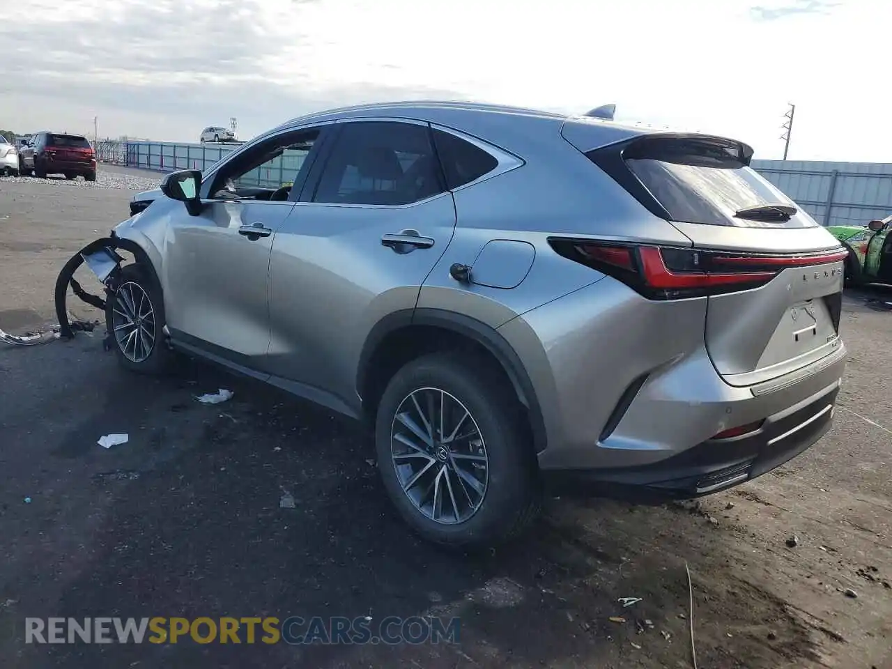 2 Photograph of a damaged car JTJGKCEZ5R5022218 LEXUS NX 2024