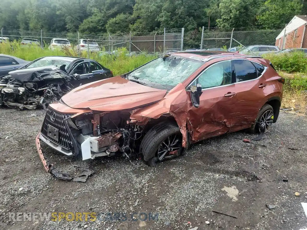 1 Photograph of a damaged car 2T2GGCEZ4SC066056 LEXUS NX 2025