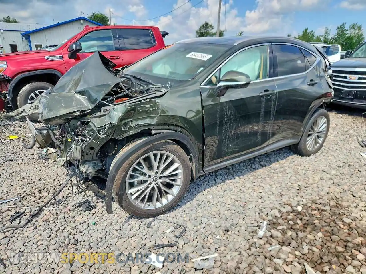 1 Photograph of a damaged car 2T2GKCEZ5SC039169 LEXUS NX 2025