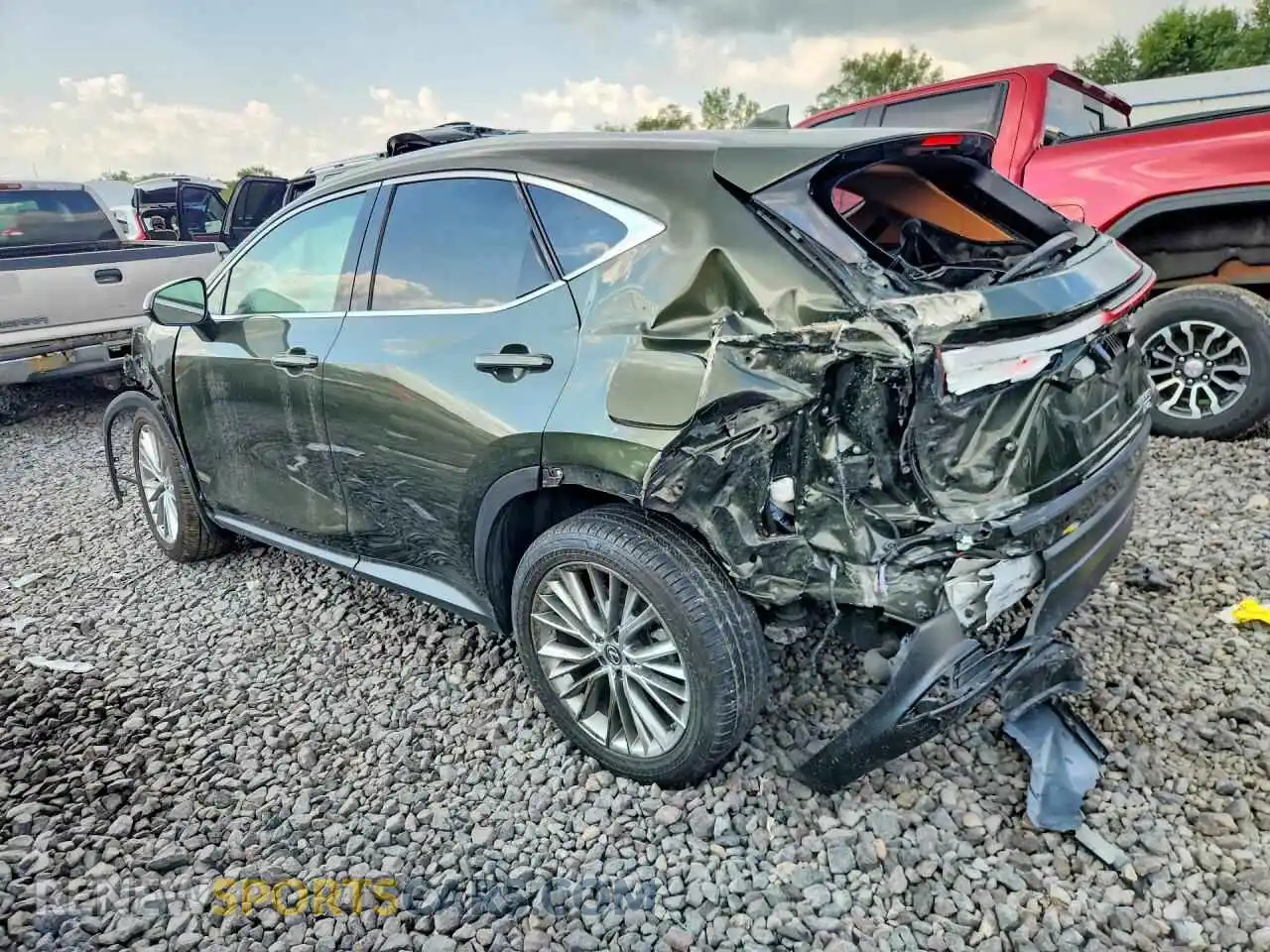 2 Photograph of a damaged car 2T2GKCEZ5SC039169 LEXUS NX 2025