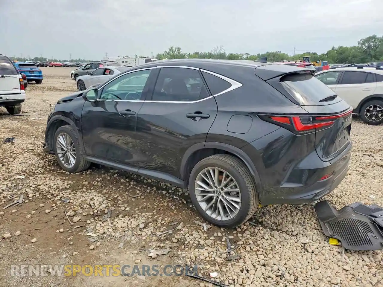 2 fotografías del automóvil dañado 2T2GKCEZ6SC048401 LEXUS NX 2025
