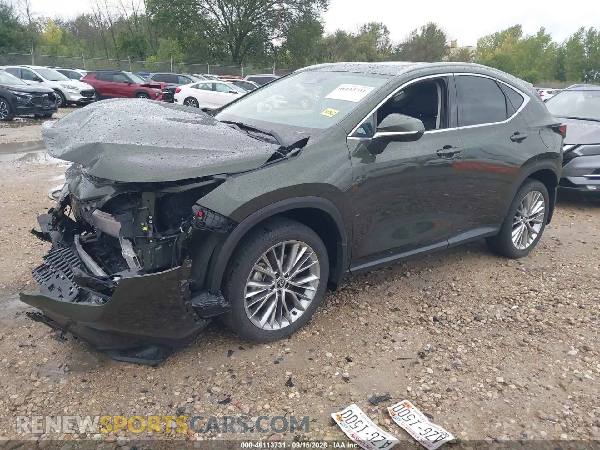 2 fotografías del automóvil dañado 2T2GKCEZ9SC040051 LEXUS NX 2025