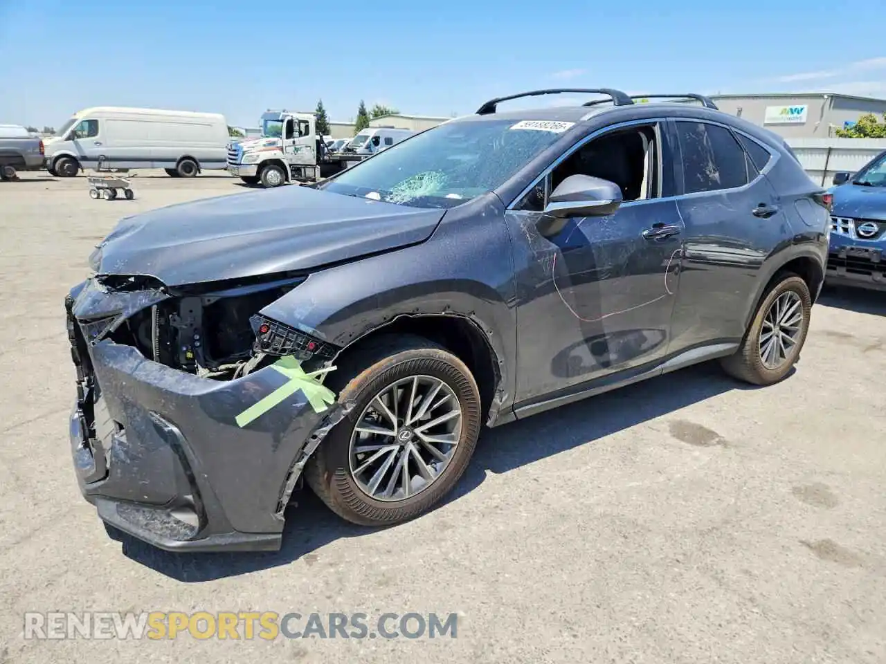 1 Photograph of a damaged car 2T2GKCEZ9SC040373 LEXUS NX 2025