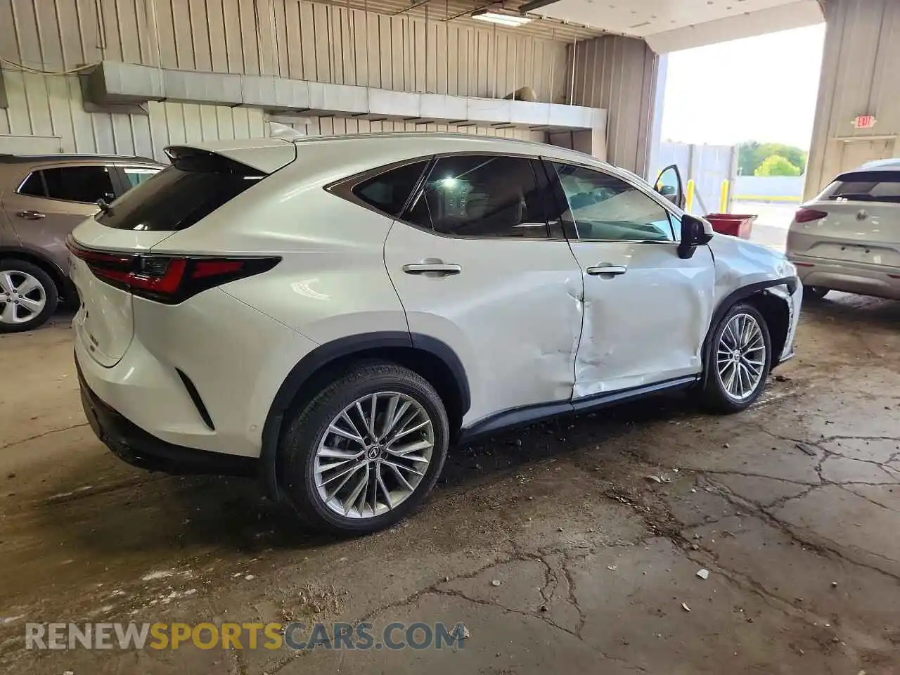3 fotografías del automóvil dañado 2T2HGCEZ9SC087666 LEXUS NX 2025
