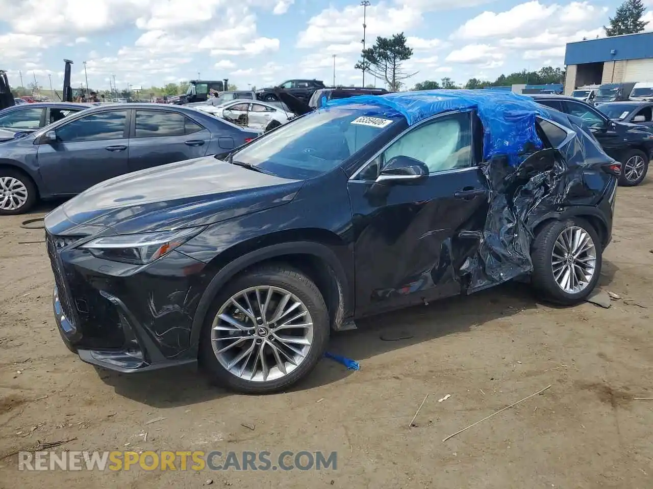1 Photograph of a damaged car 2T2HKCEZ4SC053682 LEXUS NX 2025