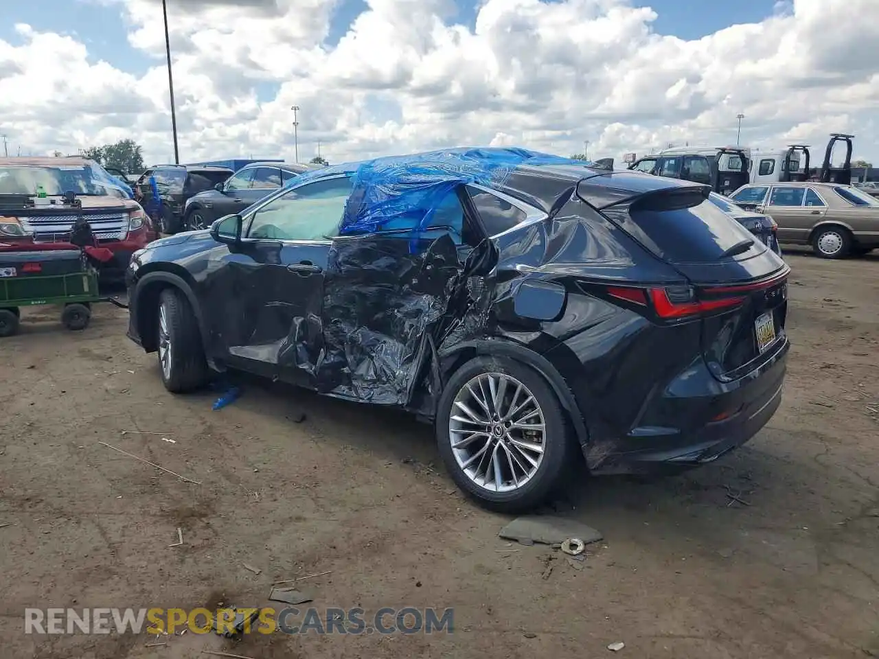 2 Photograph of a damaged car 2T2HKCEZ4SC053682 LEXUS NX 2025