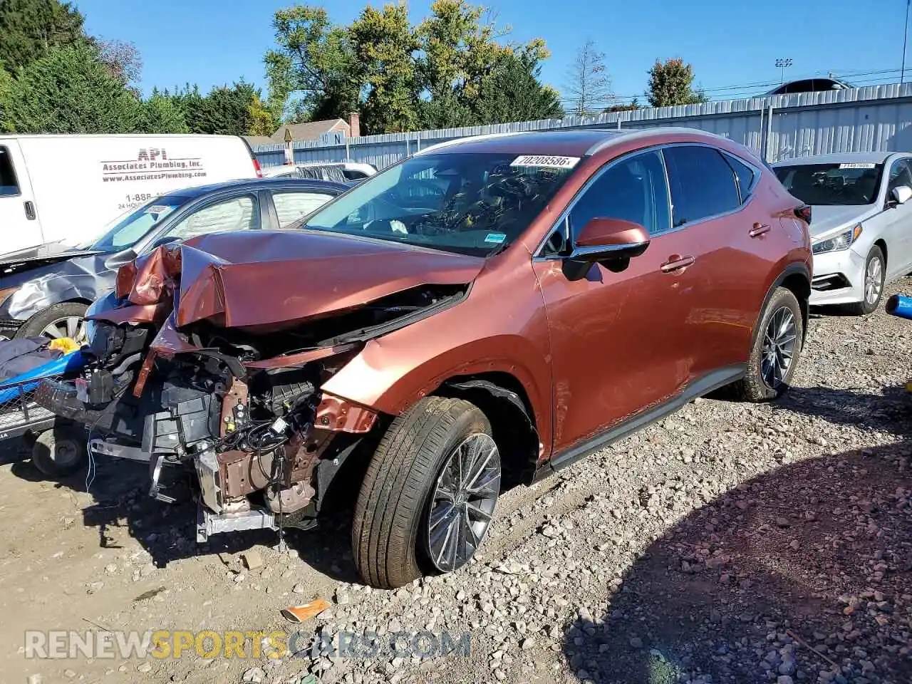 1 Photograph of a damaged car 2T2GKCEZXTC071018 LEXUS NX 2026