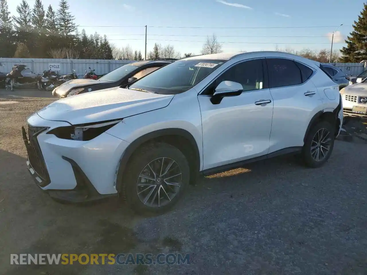 1 fotografías del automóvil dañado 2T2ADCEZ8NC002363 LEXUS NX 250 2022