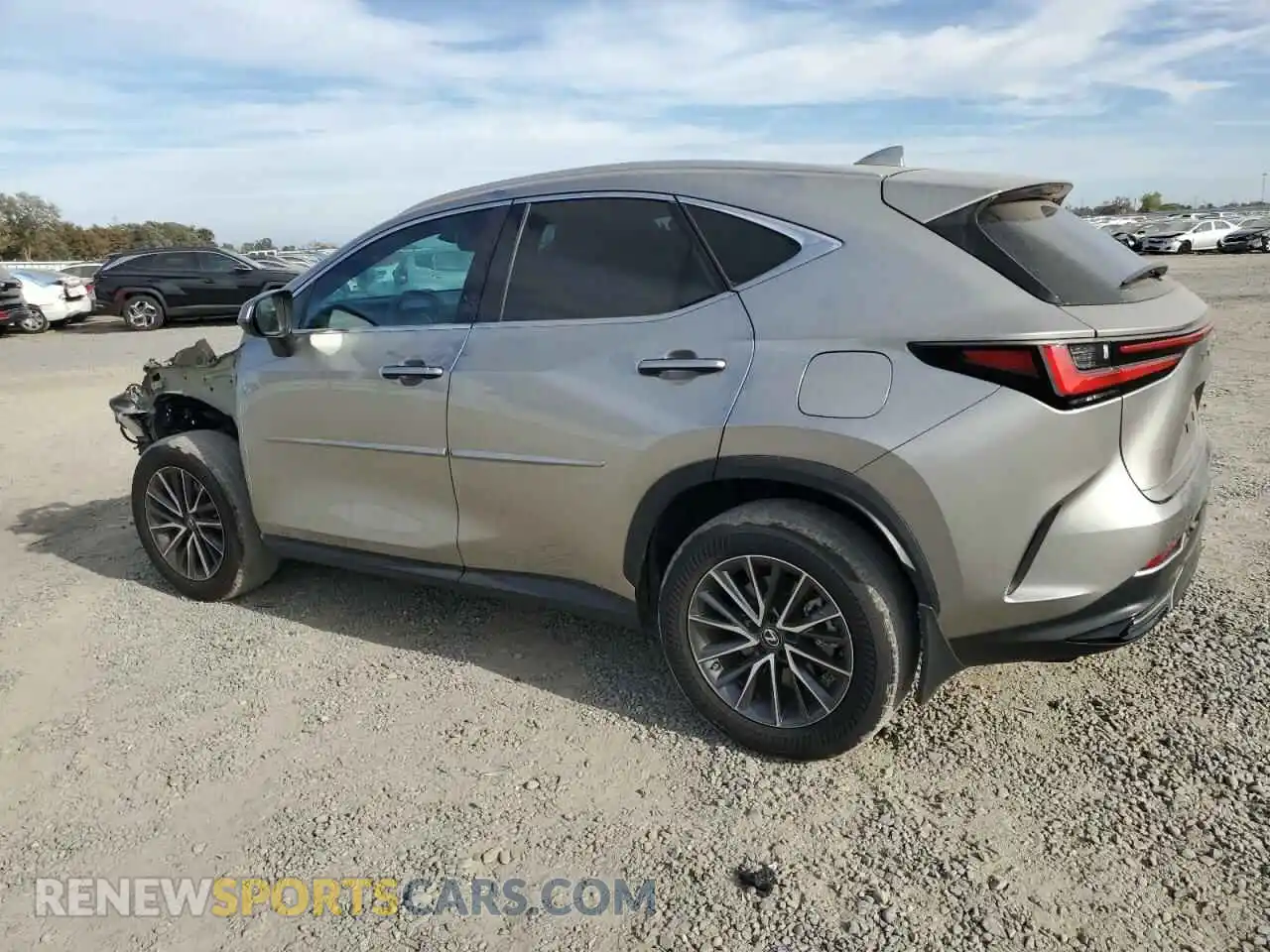 2 fotografías del automóvil dañado 2T2ADCAZ9PC003952 LEXUS NX 250 2023