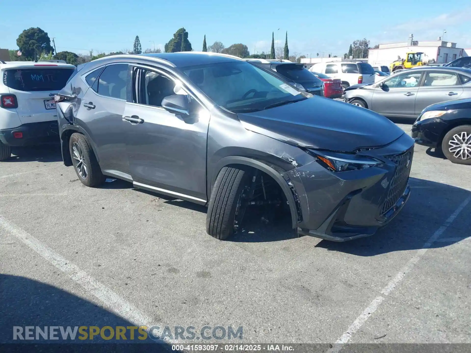 1 Photograph of a damaged car 2T2ADCAZXPC003877 LEXUS NX 250 2023