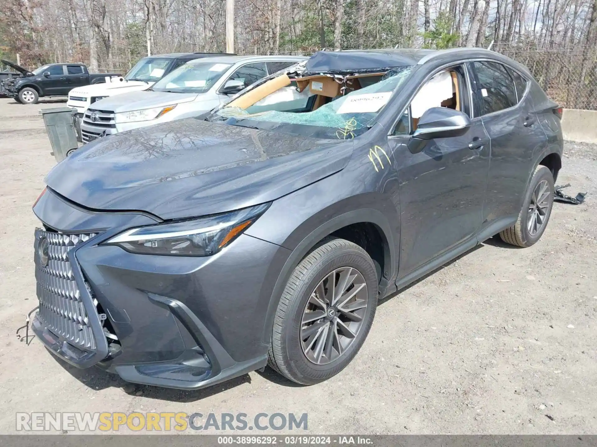 2 Photograph of a damaged car 2T2GDCAZ2PC003978 LEXUS NX 250 2023