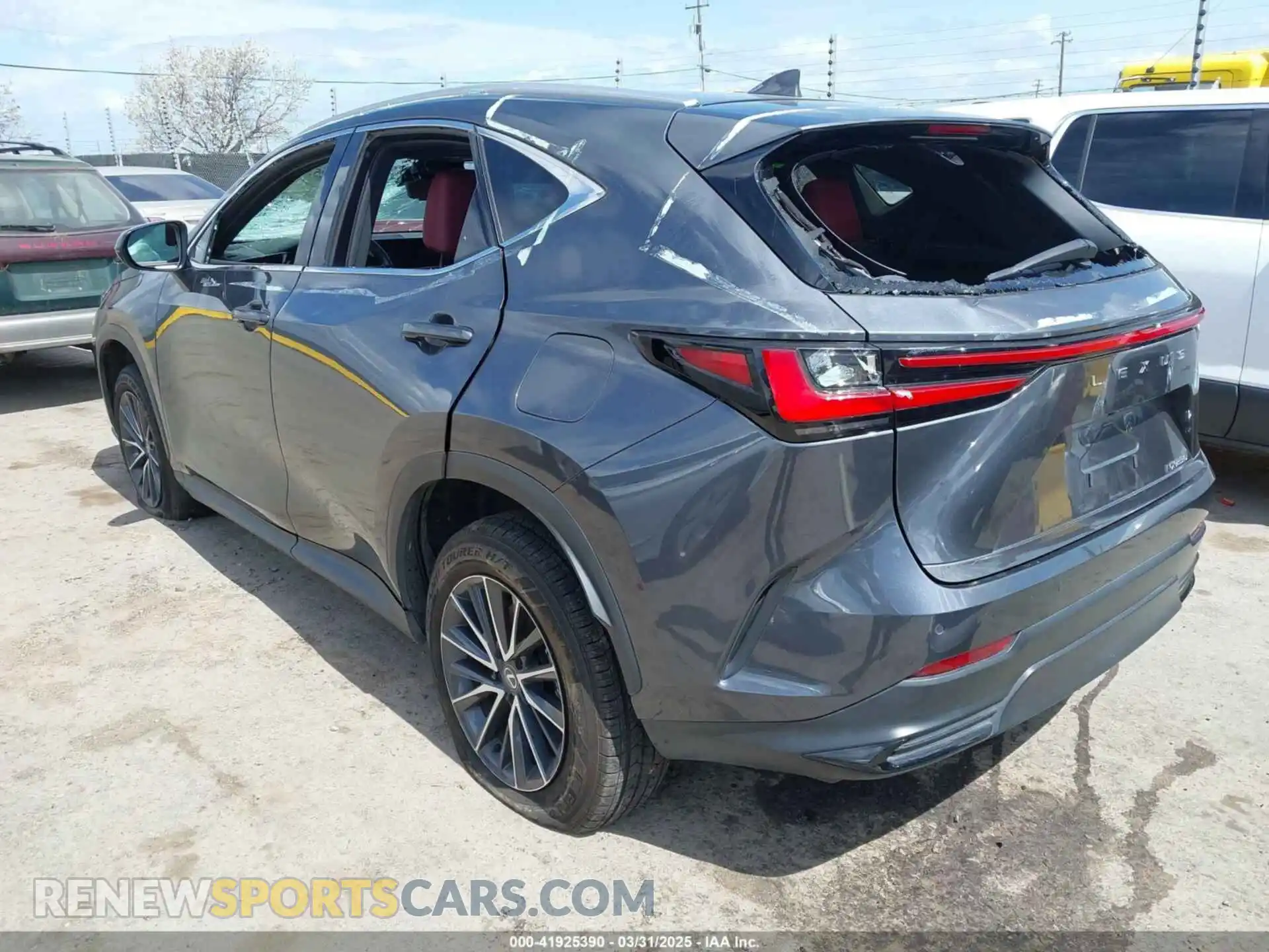 3 fotografías del automóvil dañado 2T2GDCAZ4RC006643 LEXUS NX 250 2024