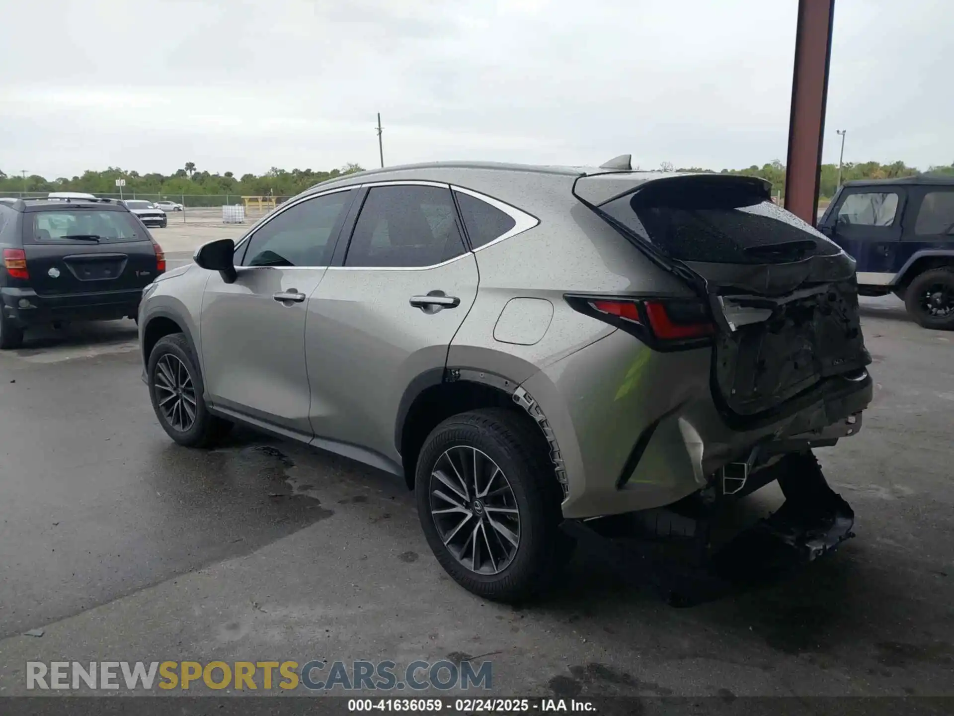 3 Photograph of a damaged car 2T2GDCAZXRC012396 LEXUS NX 250 2024