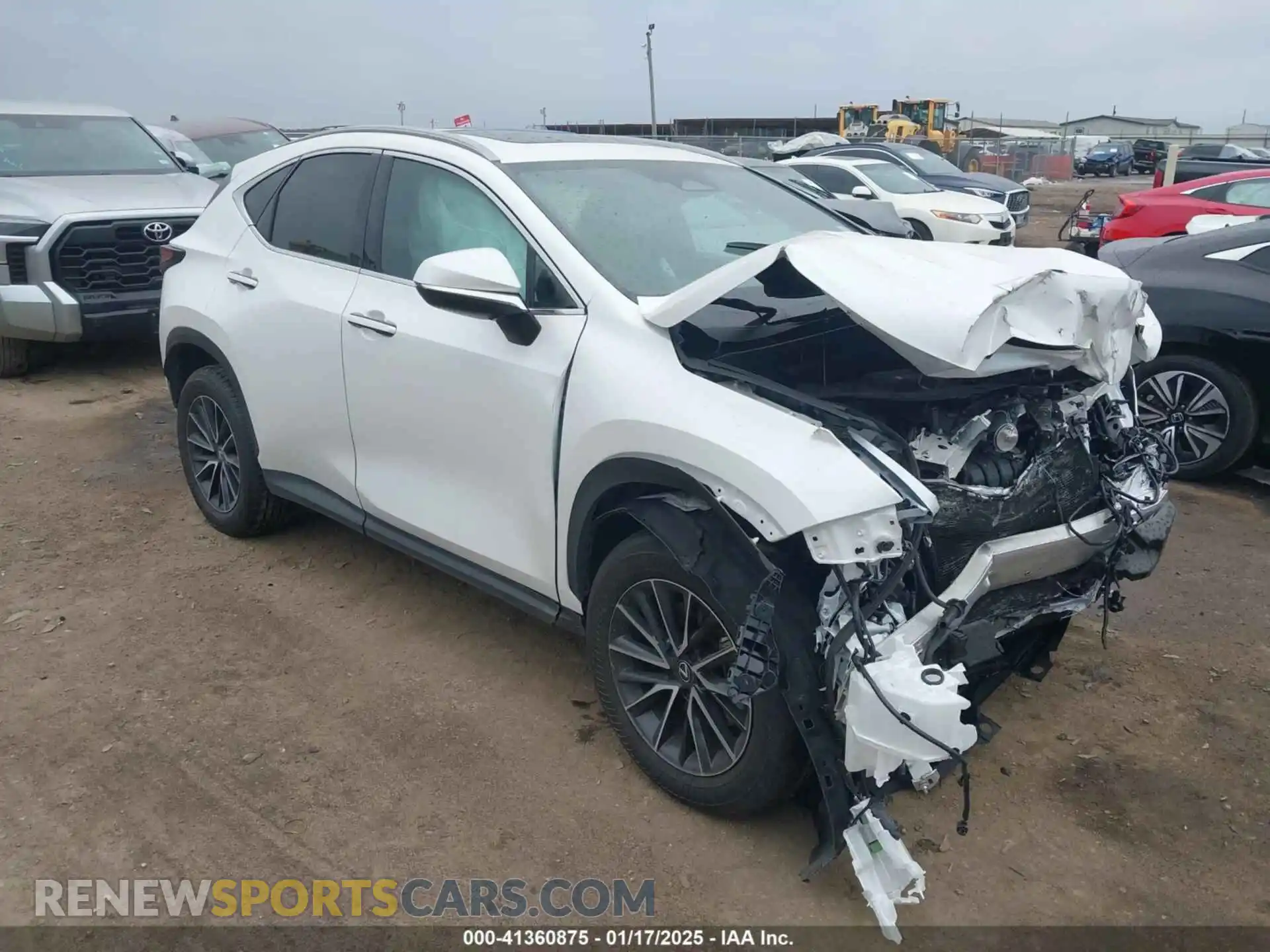 1 Photograph of a damaged car 2T2GDCAZXRC015315 LEXUS NX 250 2024