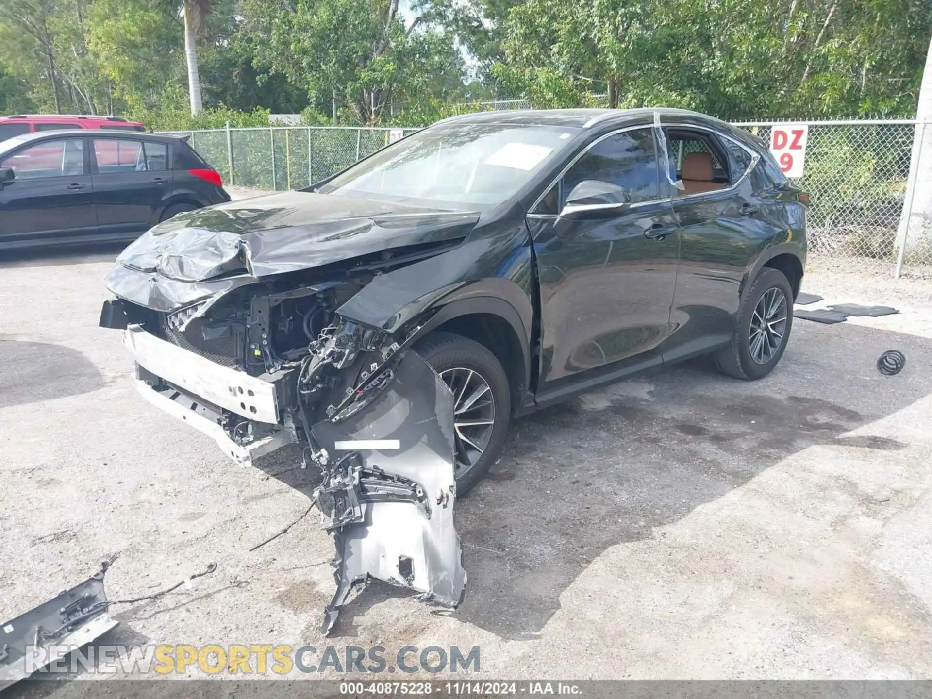 2 Photograph of a damaged car 2T2ADCAZ7SC019768 LEXUS NX 250 2025