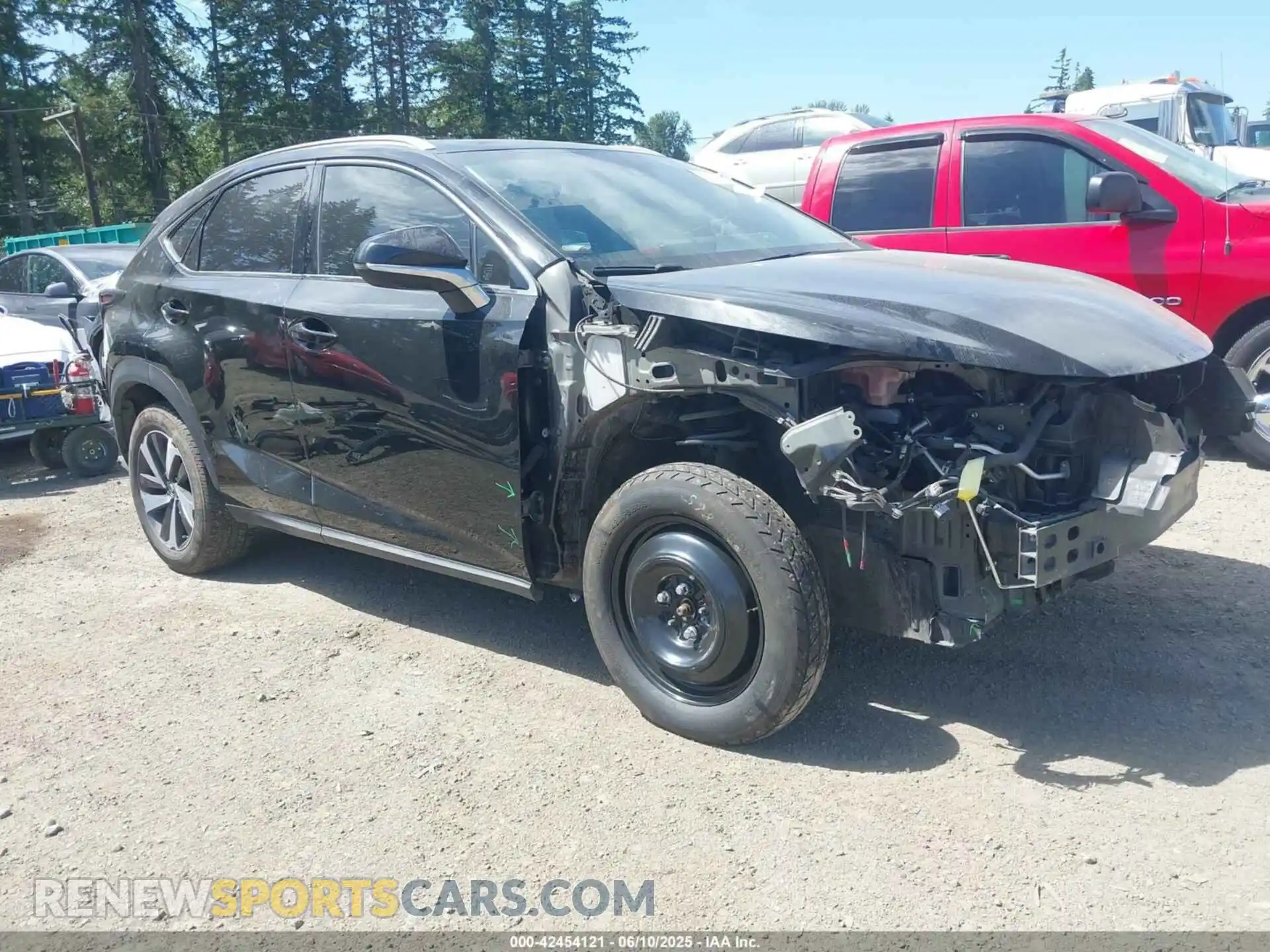 1 Photograph of a damaged car JTJBARBZ0K2181305 LEXUS NX 300 2019