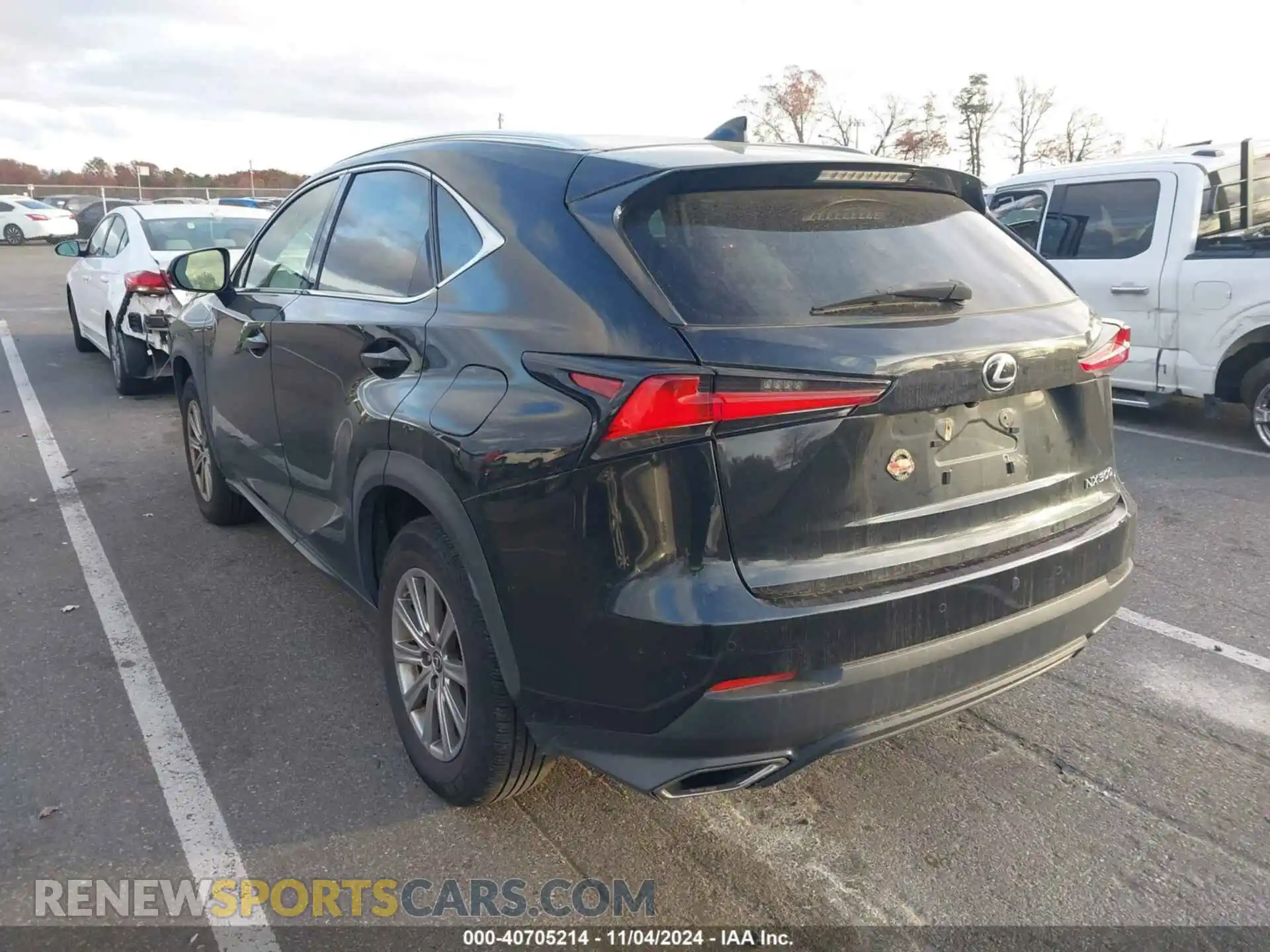 3 Photograph of a damaged car JTJBARBZ0K2205232 LEXUS NX 300 2019
