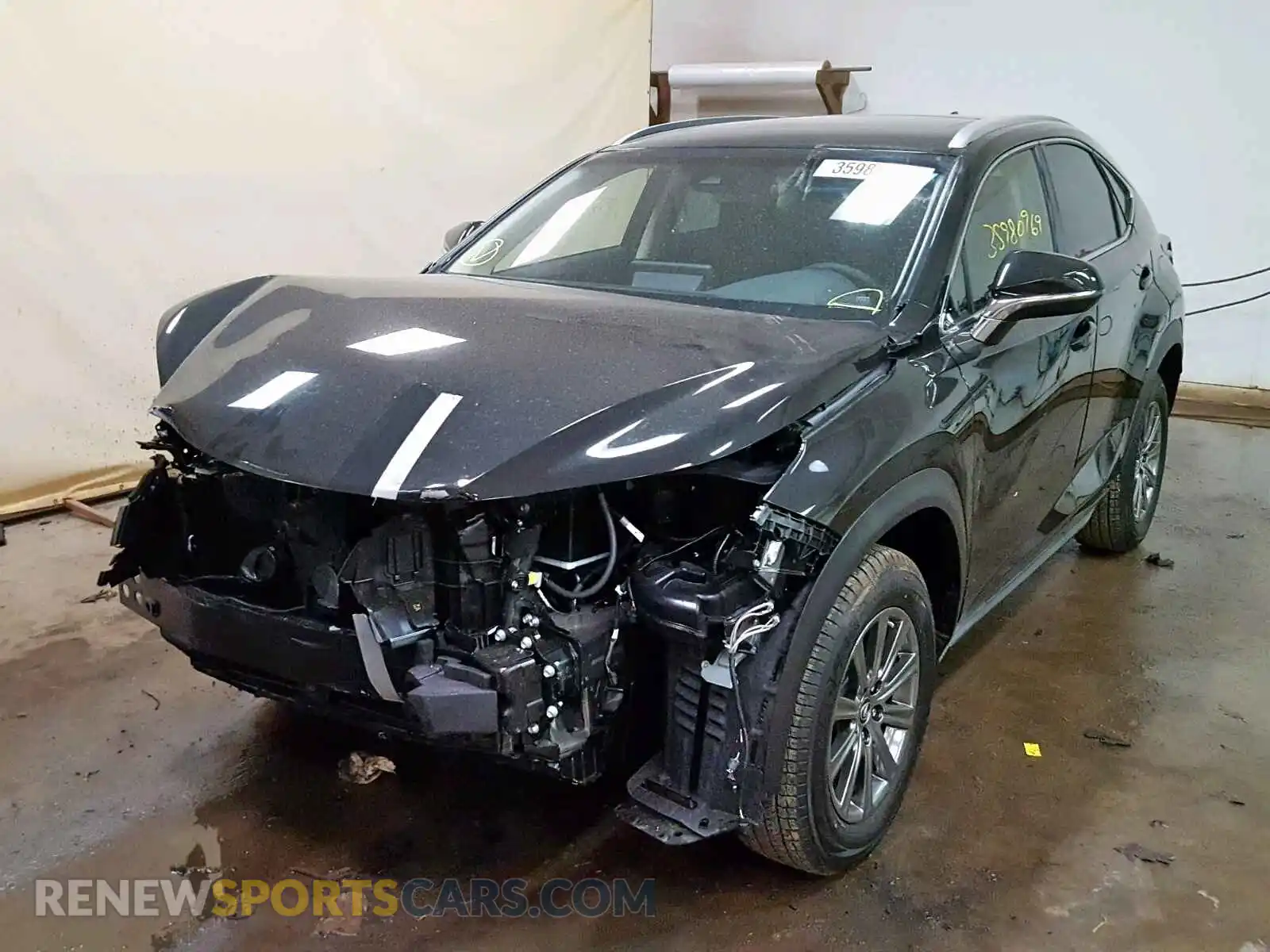 2 Photograph of a damaged car JTJBARBZ0K2209362 LEXUS NX 300 2019